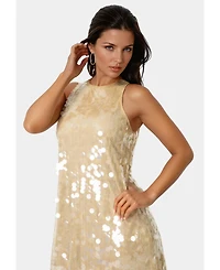 Bebe Women's Clear Sequin Dress