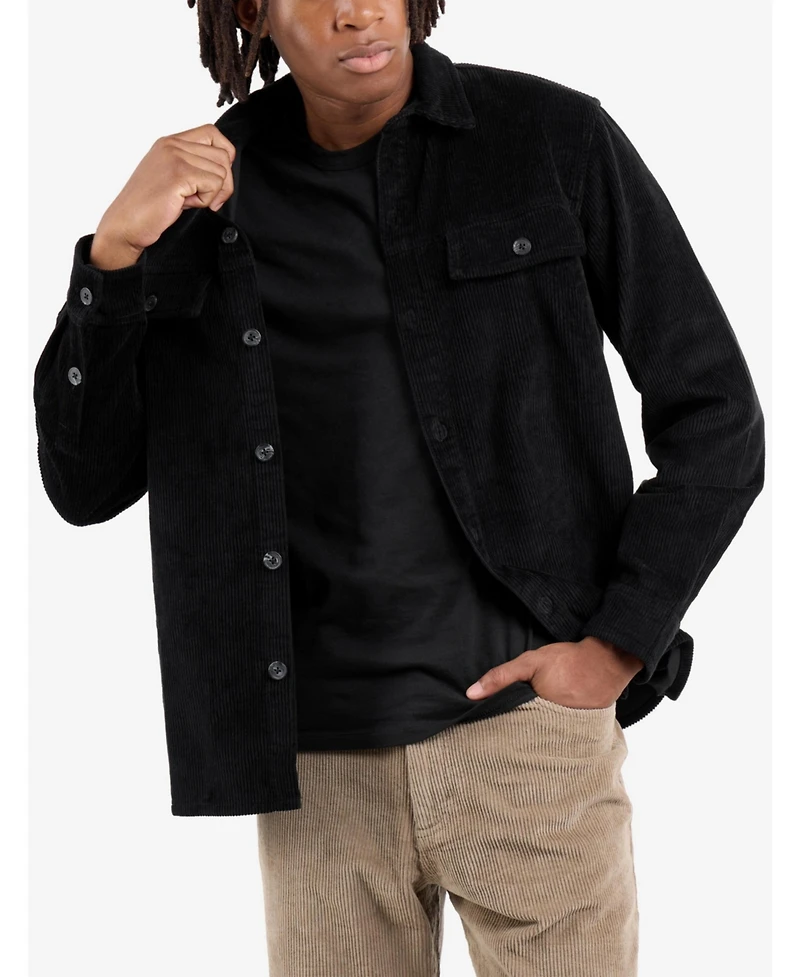 Spring + Mercer Men's Cotton Corduroy Shirt Jacket