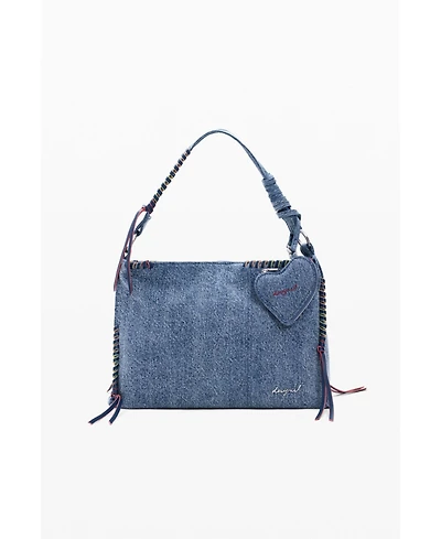 Desigual Women's Big denim heart bag