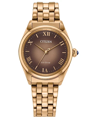 Citizen Women's Classic Rose Gold-Tone Stainless Steel Bracelet Watch, 33mm