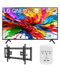 Lg 65QNED92AUA 65 Inch 4K QNED Mini Led evo Ai Smart Tv with Tilt-extension-37-90 and 3-outlet-surge (2025)