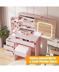 gaomon 4-Drawer Bedroom Dresser with Electrical Outlet, Storage Cabinet