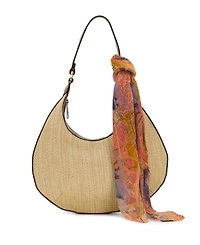 Patricia Nash Coco Crescent Fine Weave Small Hobo Bag