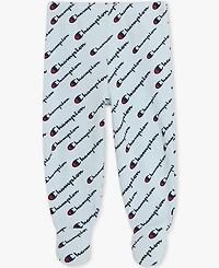 Champion Baby Boys' Long-Sleeve Bodysuit Pants & Hat, 3-Piece Set