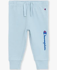 Champion Baby Boys' Round Neck Bodysuits & Elastic Joggers, 3-Piece Set