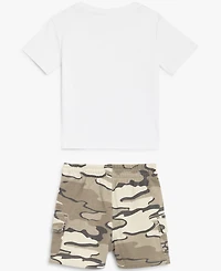 Champion Baby Boys Tee and Cargo Short Set