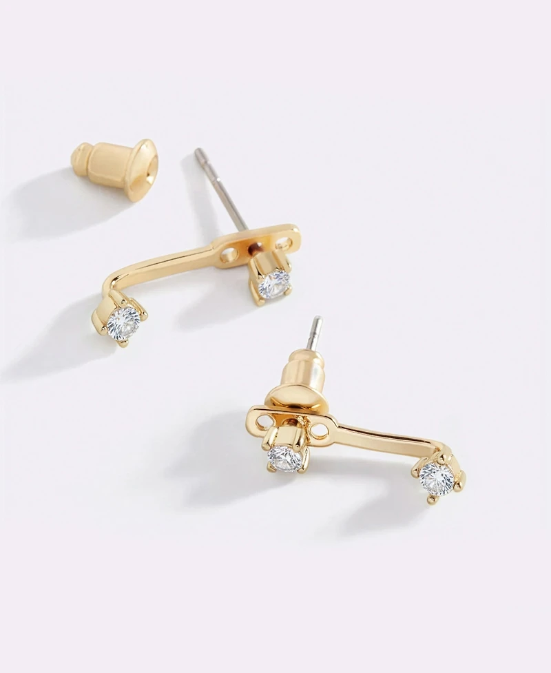 Mint & Lily Birthstone Drop Ear Jacket Earrings