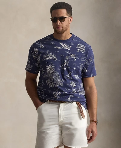 Polo Ralph Lauren Men's Big & Tall Short-Sleeve Bear Jersey T-Shirt