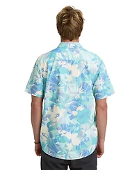 Quiksilver Men's Floral Short-Sleeve Shirt