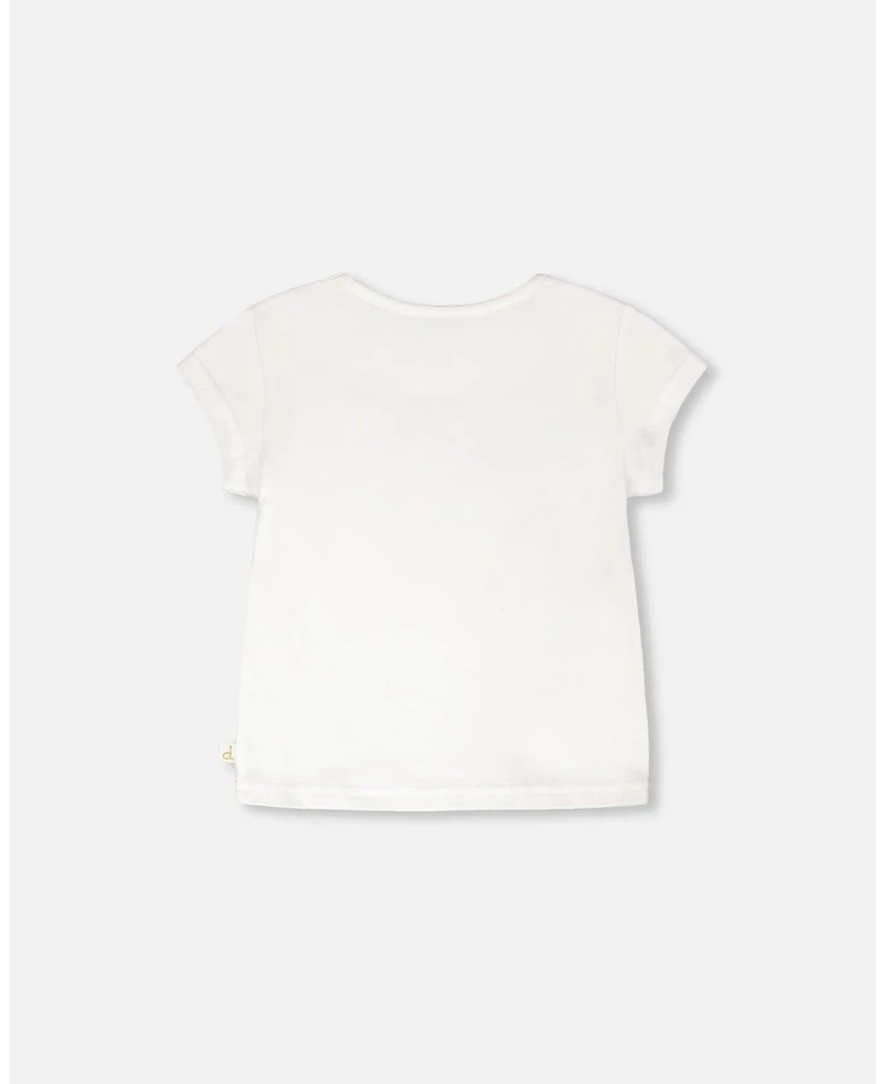 Deux par Deux Toddler Girls Cotton Jersey T-Shirt