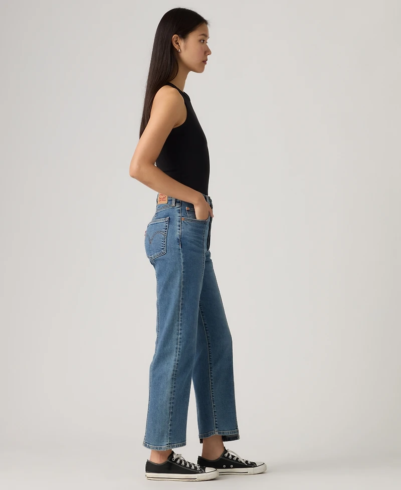Levi's Women's Ribcage High Rise Straight Ankle Jeans