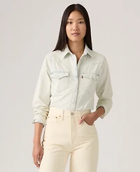 Levi's Women's The Ultimate Western Cotton Denim Shirt