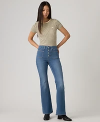 Levi's Women's 726 Patch Pocket High Rise Slim Fit Flare Jeans