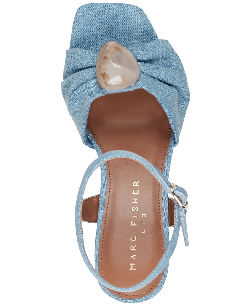 Marc Fisher Ltd Women's Candey Platform Block Heel Sandals