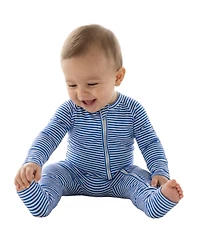 Motette Boys Cobalt Stripe Bamboo Sleeper