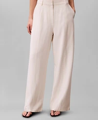 Calvin Klein Women's Textured High Rise Pants
