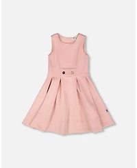 Deux par Big Girls Sleeveless Neoprene Dress Pale Pink