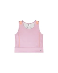 Deux par Deux Toddler Athletic Tank Top in Polyester Lilac