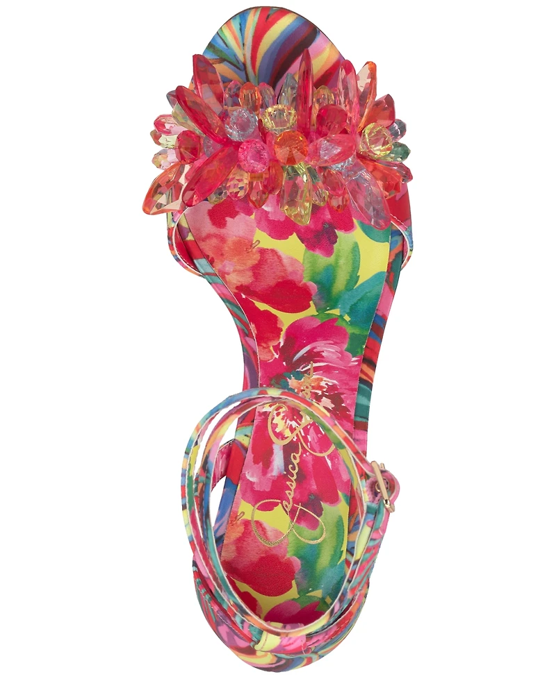 Jessica Simpson Women's Janivah Ankle Wrap Stiletto Sandals