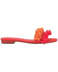 Jessica Simpson Women's Danive Raffia Fringe Flat Slide Sandals