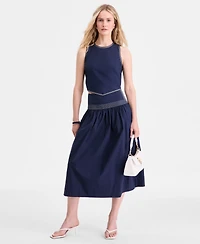 On 34th Women's Poplin Tie-Back Tank Top, Macy's Exclusive