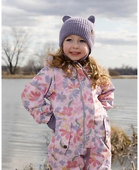 Deux par Deux Baby Girls Knit Hat Lavender