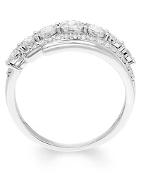 Diamond Three Row Ring (1/2 ct. t.w.) 14k Gold