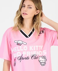 Love Tribe Juniors' Hello Kitty Graphic Jersey Top