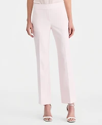 Anne Klein Women's Mid Rise Straight-Leg Pull-On Pants