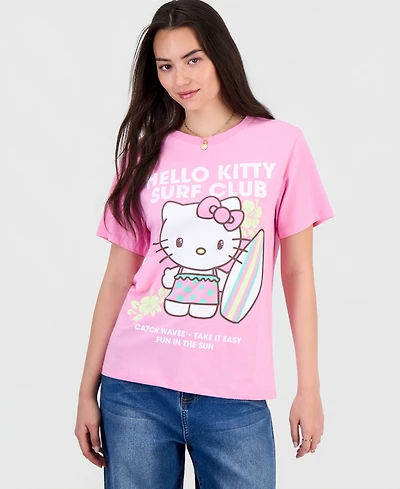 Grayson Threads, The Label Juniors' Hello Kitty Surf Graphic T-Shirt