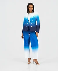 Tahari Asl Women's Ombre Faux-Double-Breasted Blazer