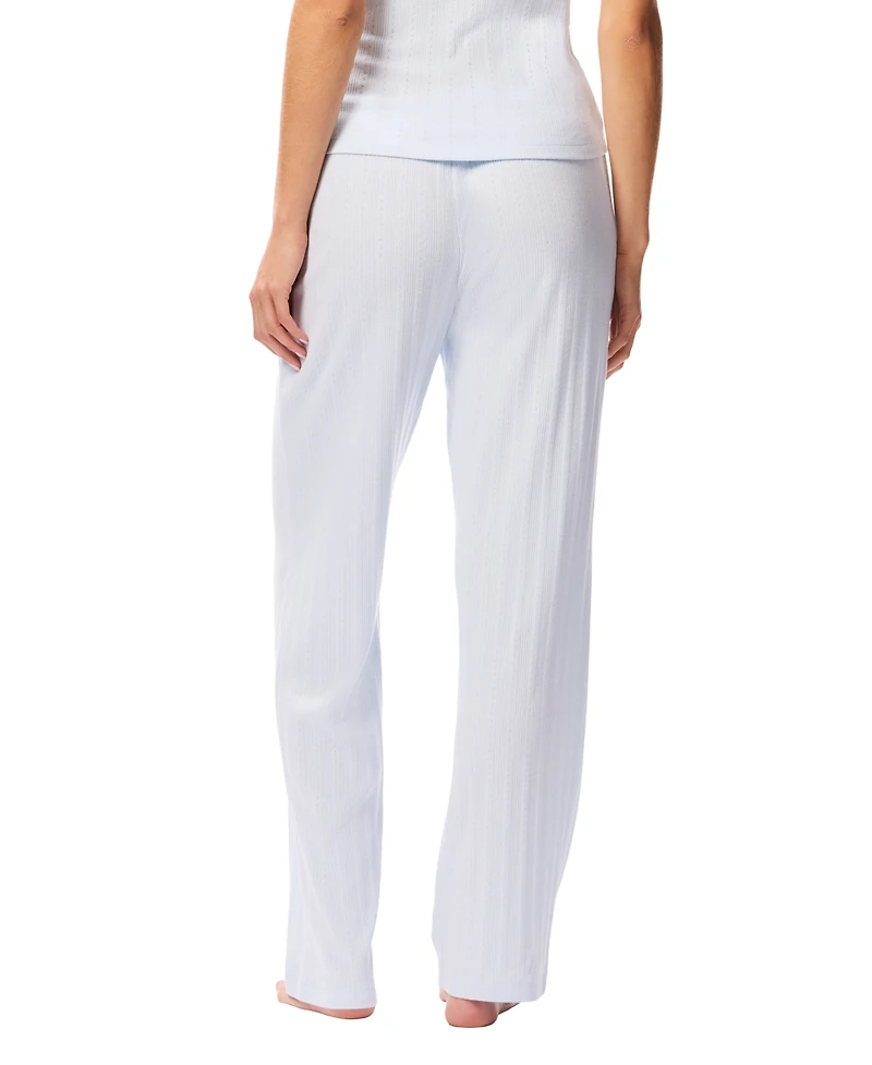 Gap Women's Pointelle Mid Rise Pajama Pants