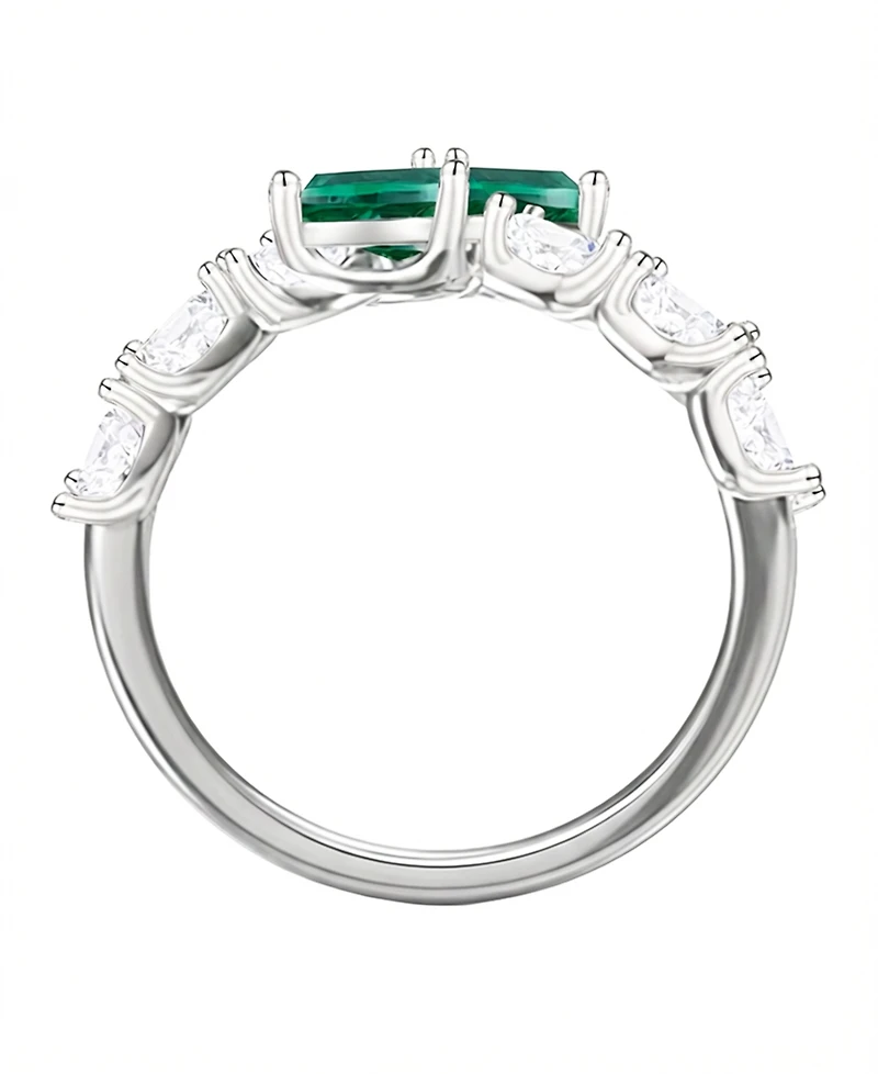 Macy's Blue Topaz (1 ct. t.w.) & Lab-Grown White Sapphire (2 Ring Sterling Silver (Also Available Multi-Stones)