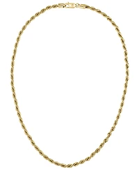 Hugo Boss Men Myles Ionic Plated Thin Gold Steel Necklace