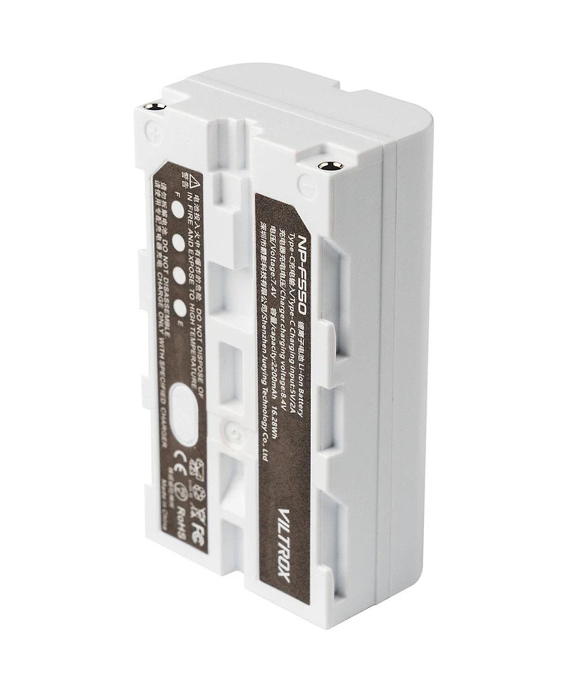 Viltrox L-Series Np-F550 16.28Wh 7.4V 2200mAh Lithium-Ion Battery