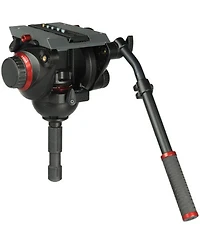 Manfrotto 536 4-Section Carbon Fiber Tripod Legs with 509 Fluid Video Head