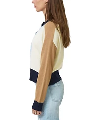 Central Park West Women's Chloe Colorblock Cardi Sweater