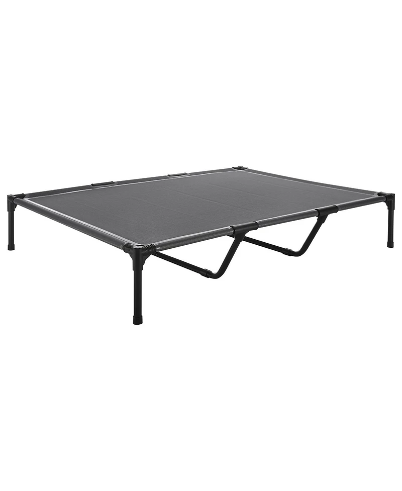 Aostirmotor Xl Elevated Dog Cot, Metal Frame Portable Raised Bed for Large Dogs