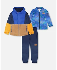 Deux par Toddler Boys 3-in-1 Two-Piece Mid-Season Outerwear Set