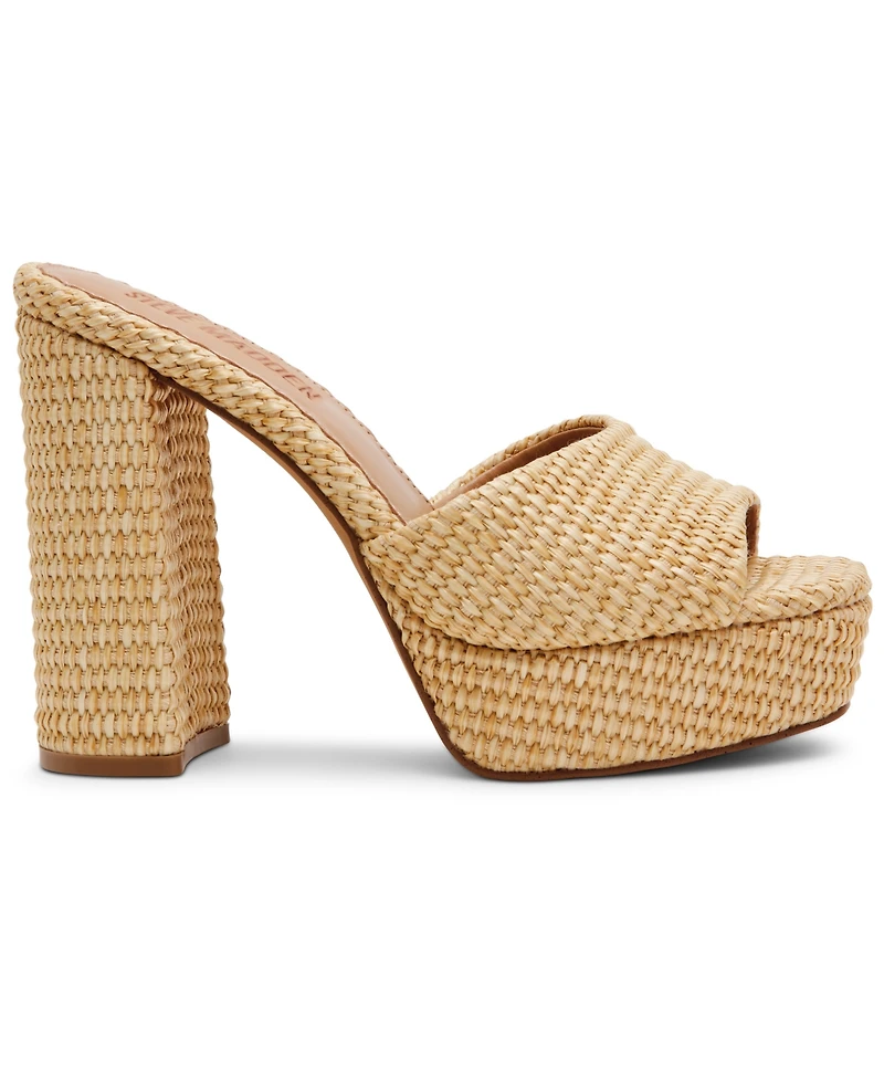 Steve Madden Women's Joel Platform Block Heel Dress Sandals