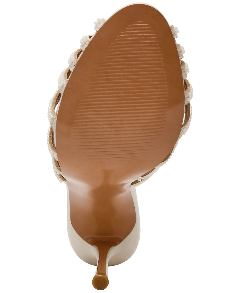 Steve Madden Women's Petra Rhinestone Stiletto Heel Dress Sandals