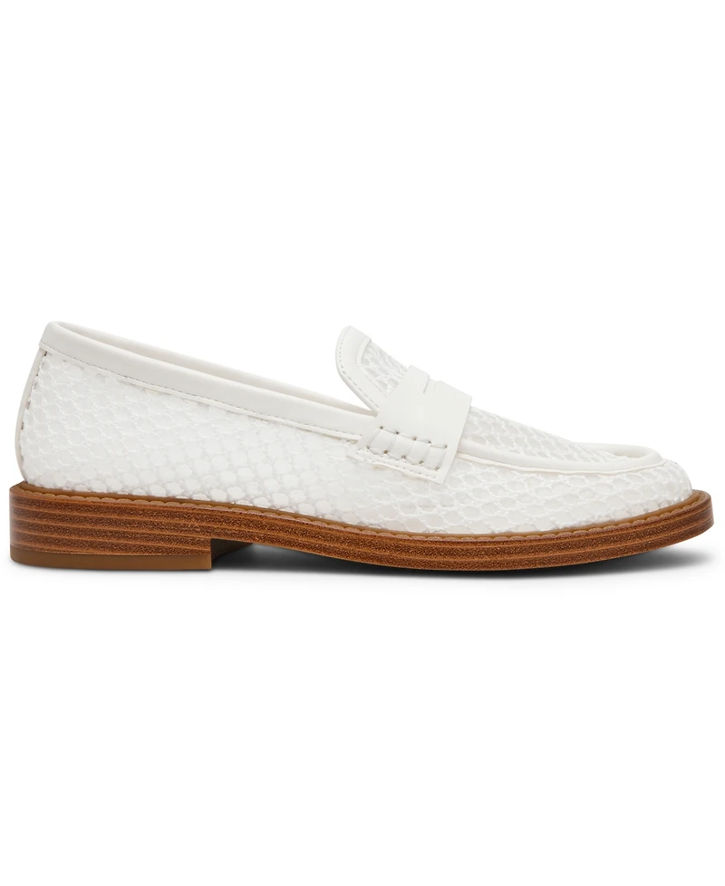 Steve Madden Women's Madison Mesh Block Heel Loafer