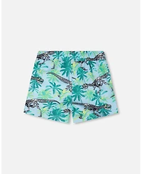 Deux par Boys Boardshorts Skeleton Print