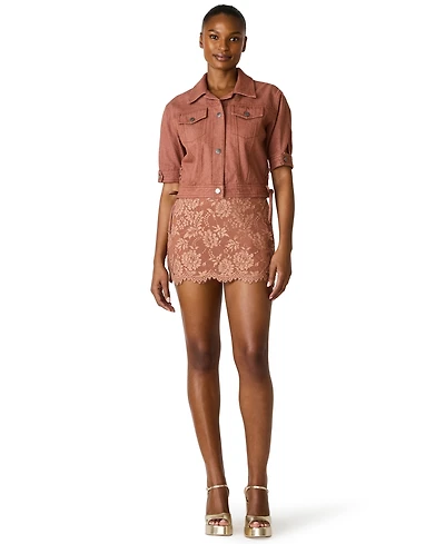 Steve Madden Women's Collared Neck Jacket