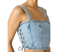 Steve Madden Women's Babe Square Neck Top