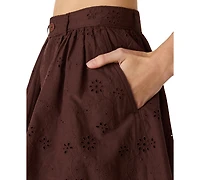 Steve Madden Women's Vanny Mid-Thigh Relaxed Fit Skirt