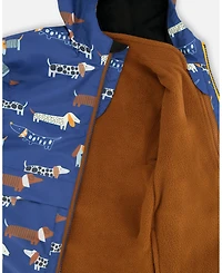 Deux par Big Boys 3-in-1 Two-Piece Mid-Season Outerwear Set Dog Print
