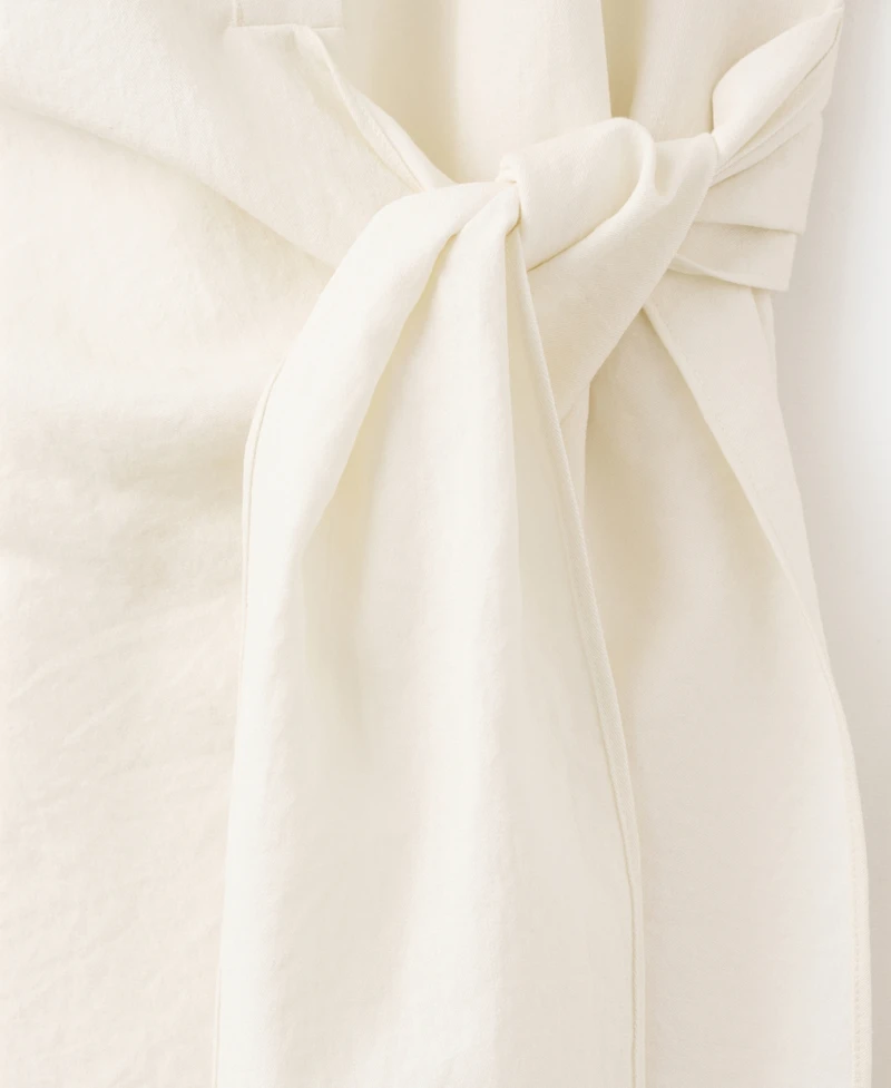 Mango Women's Knot Detail Midi Dress