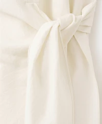 Mango Women's Knot Detail Midi Dress