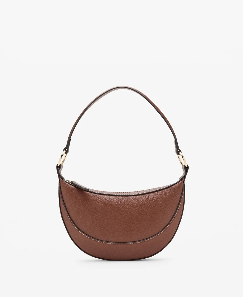 Mango Women's Oval Shoulder Bag